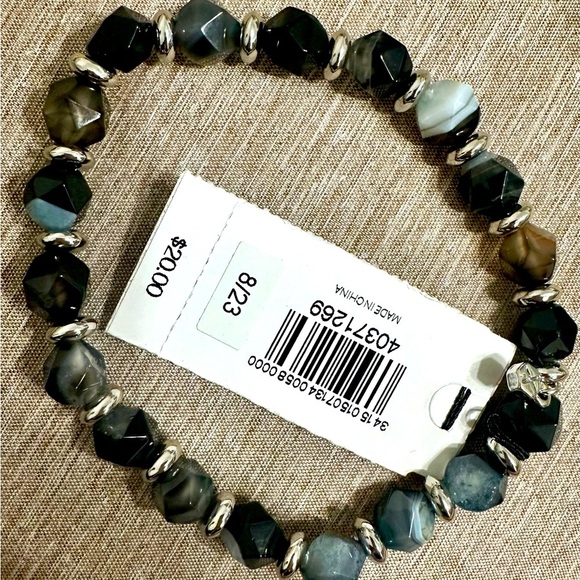 Express Jewelry - Express beautiful genuine stone stretchy bracelet